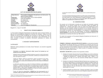 Se solicitaron informes al Comando