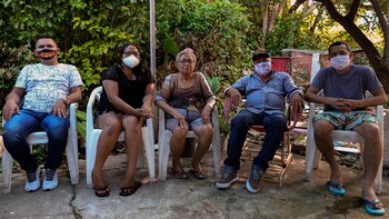 Vecinos del barrio Sao Francisco,