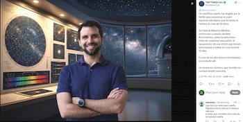 La inclusión de un divulgador latinoamericano en eventos clave internacionales amplía el acceso a la información espacial y fortalece los lazos científicos entre la región y el escenario mundial de la investigación astronómica - crédito captura de pantalla @TwiterosCali / X