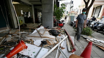 Taiwán intenta retomar la rutina