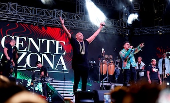 El grupo cubano Gente de