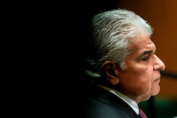 El presidente panameño Jose Raul