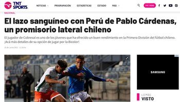 Titular de 'TNT Sports Chile'