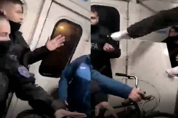 Agresión a policías en el