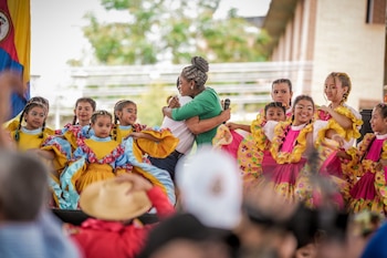 Así celebró la Institución Educativa Municipal Montessori el premio por ser la mejor escuela por sus acciones ambientales del mundo- crédito @AuroraVergaraF1/X