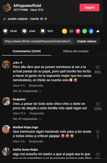 Pamela López y Paul Michael