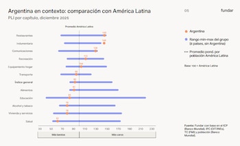 Un informe de fundar relevó