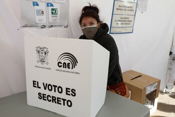 Una mujer ecuatoriana en una