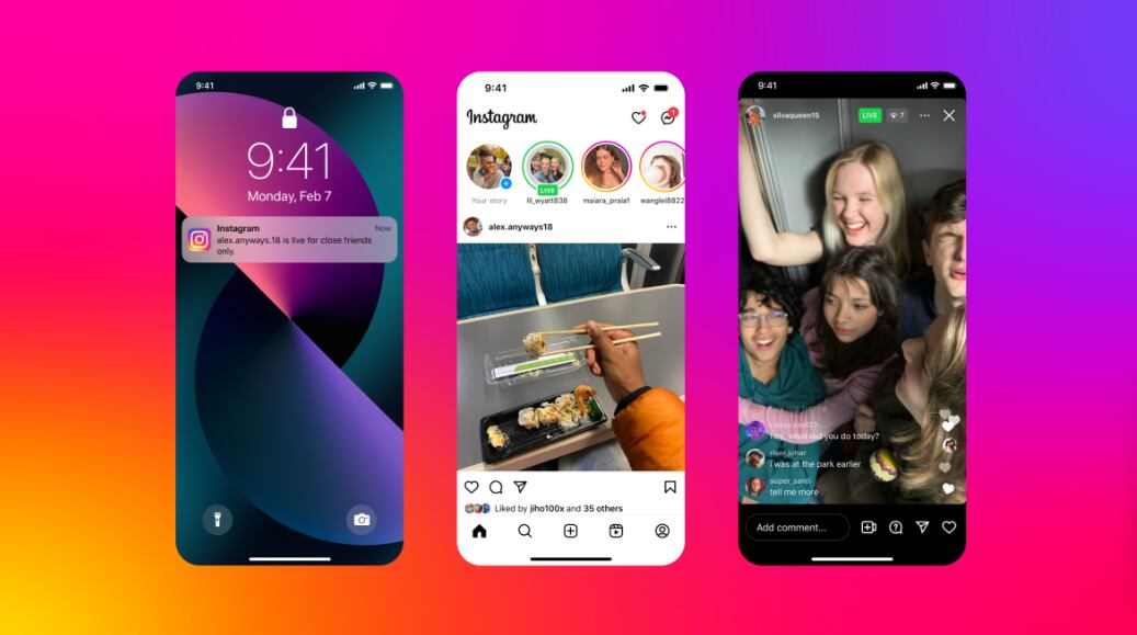 El vivo de Instagram es la transmisión en tiempo real para interactuar directamente con seguidores (Instagram)