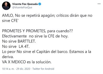 La postura de Fox sobre