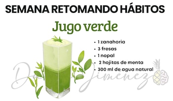 Elaborado con zanahoria, fresas, nopal