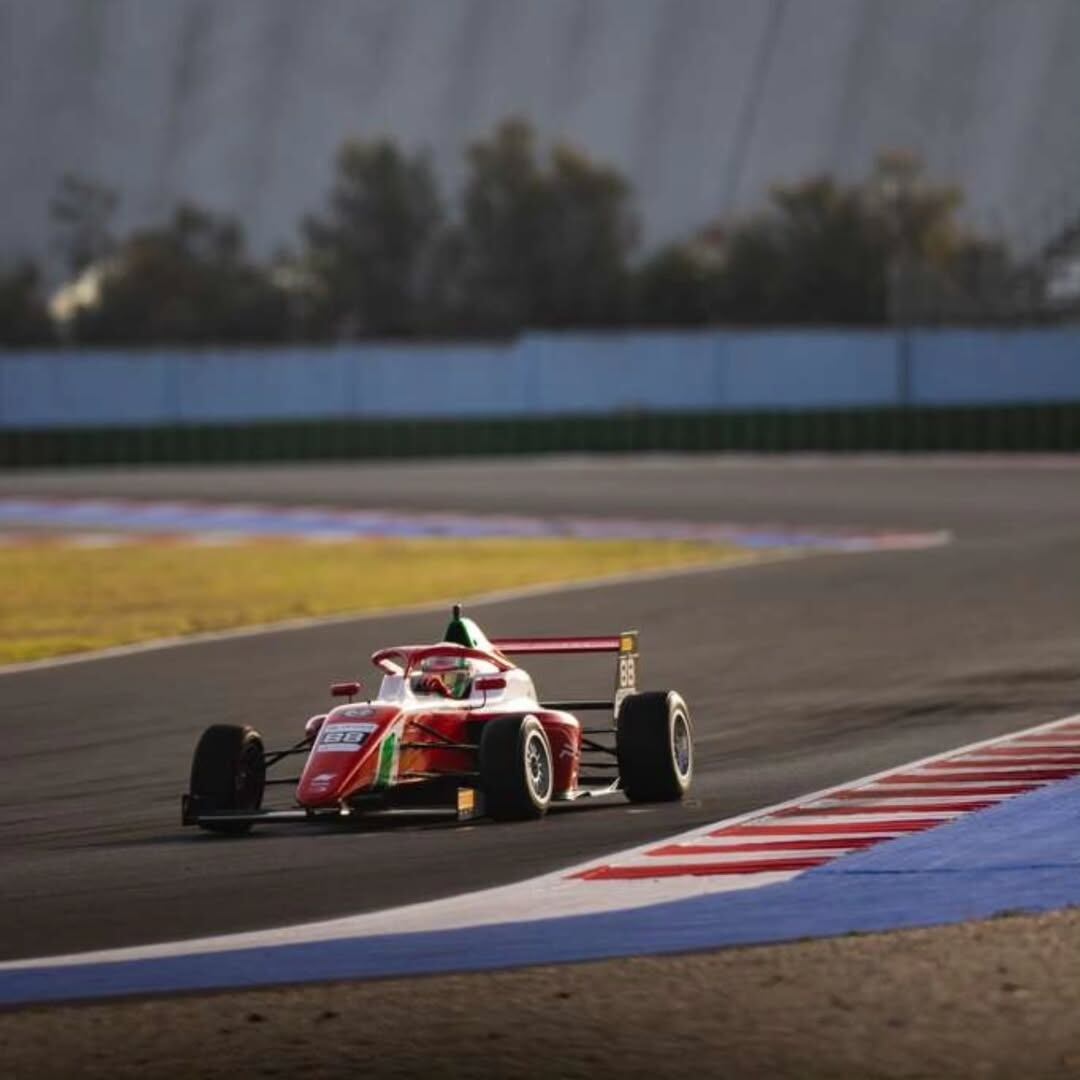 Hanna terminó como el cuarto de la clasificación general de la Fórmula 4 italiana - crédito @salimhanna88/Instagram