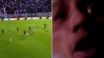 Insólito momento en la Copa Argentina: un hincha agarró una cámara y apareció en la transmisión de TV durante el partido