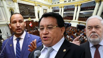 Congresistas reaccionan por gastos excesivos del Parlamento.
Foto: Composición Infobae