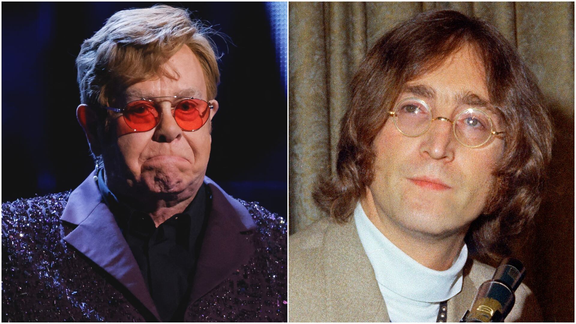 Elton John revela detalles inéditos de su amistad con John Lennon (REUTERS/AP)