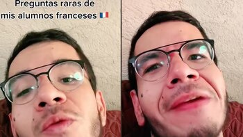 maestro reacciona a alumnos franceses