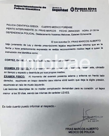 La pericia médica a la