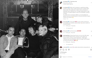 El respaldo familiar a Tuli Acosta