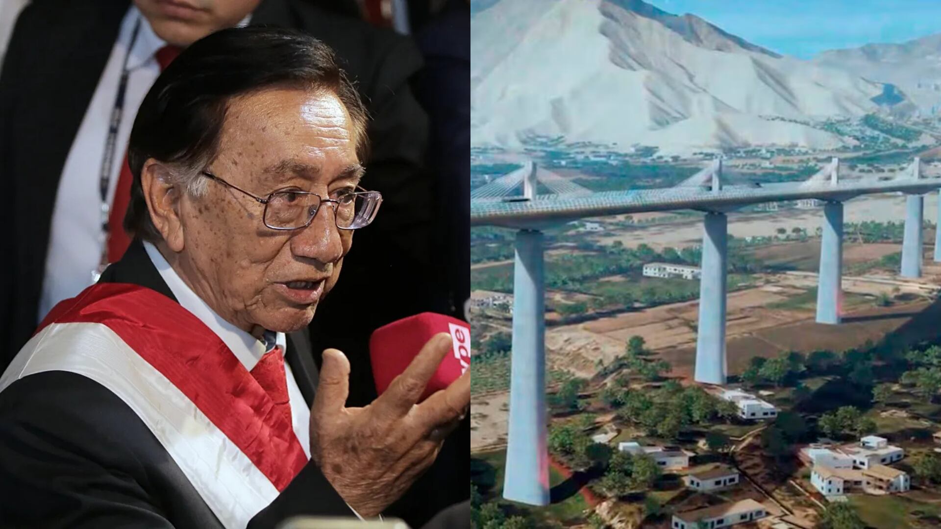 José María Balcázar asegura inicio de la nueva Carretera Central antes del 29 de julio con S/600 millones. (Foto composición: Infobae Perú/Foto: Agencia Andina/Difusión)
