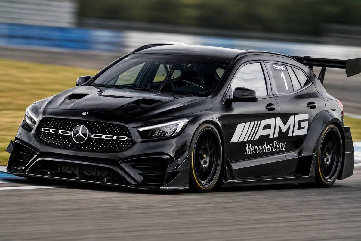 Un boceto del Mercedes GLA, el modelo elegido para Mercedes ante un eventual ingreso (Crédito: Gentileza Automundo)