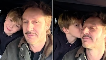 El tierno video de Benjamín Vicuña por el cumpleaños de Amancio: “Mi niño feliz, valiente y sensible”