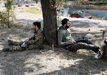 IMAGEN DE ARCHIVO. Voluntarios militares