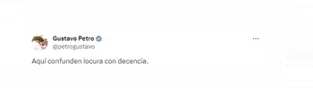 Gustavo Petro defiende las acciones