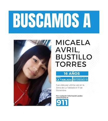El flyer de búsqueda