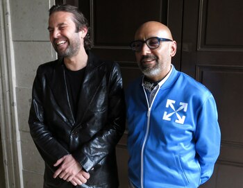 Ángel Mosqueda, izquierda, y Jesús