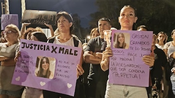 Familiares y vecinos se manifestaron