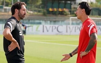 Fabio Caseta y Gianluca Lapadula