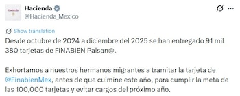 Hacienda destacó el avance del