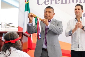 Rolando Sinforoso Rosas fue alcalde de Soconusco. (X @ValeriaMarcial)