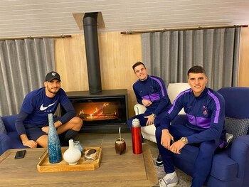 Gazzaniga, Lo Celso y Lamela