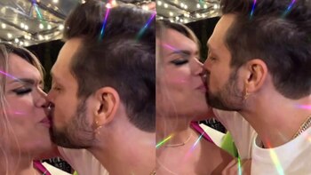 Wendy Guevara y Nicola Porcella