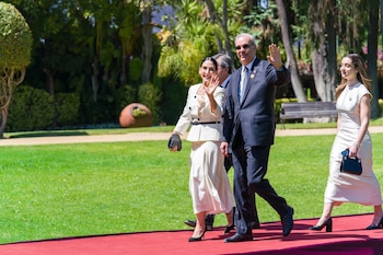 La delegación dominicana, encabezada por