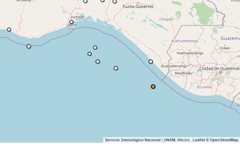 Sismo en Chiapas. (SSN)