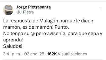 Jorge Pietrasanta manifestó su opinión