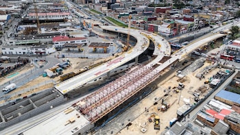 El puente de Venecia en Bogotá registra un avance del 87%, acelerando la ejecución según el IDU y prevé estar habilitado en diciembre de 2026 - crédito IDU