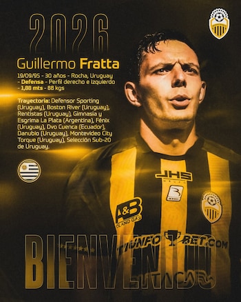 Guillermo Fratta, jugador de Táchira