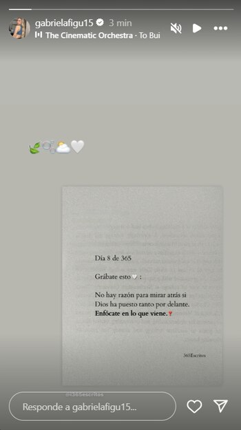 Gabriela Álava se pronuncia tras