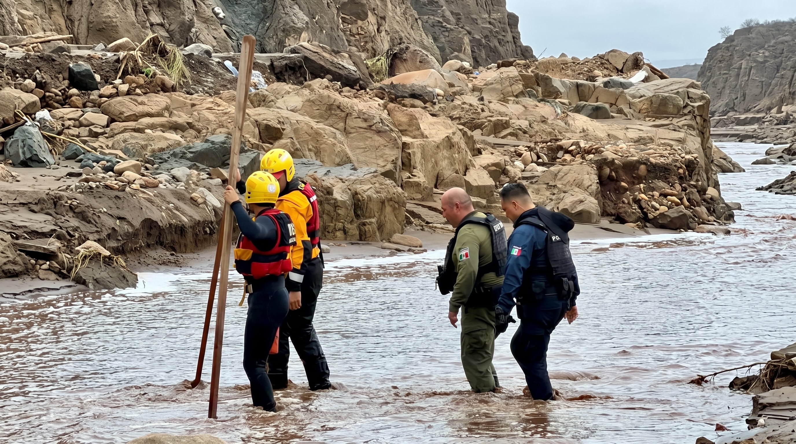 La tarjeta difundida por la Dirección de Comunicación Social del Gobierno de Ensenada identifica a siete personas localizadas sin vida durante los operativos posteriores al paso de la tormenta tropical. (Imagen Ilustrativa Infobae)