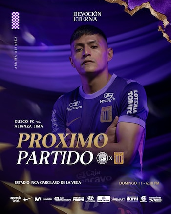 Alianza Lima buscará enlazar su segunda victoria en el torneo en una plaza complicada como es Cusco.