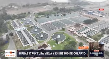 El problema está debajo de Lima: Cuarto Poder expone la situación de la infraestructura de Sedapal. Captura: Cuarto Poder.