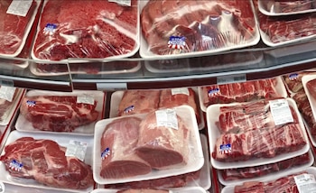 Varios cortes de carne vacuna