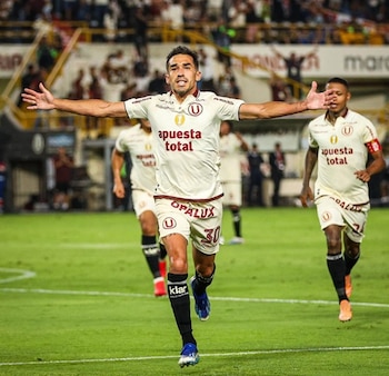 Lisandro Alzugaray lleva dos goles y una asistencia en ocho partidos con Universitario en el Torneo Apertura 2026.