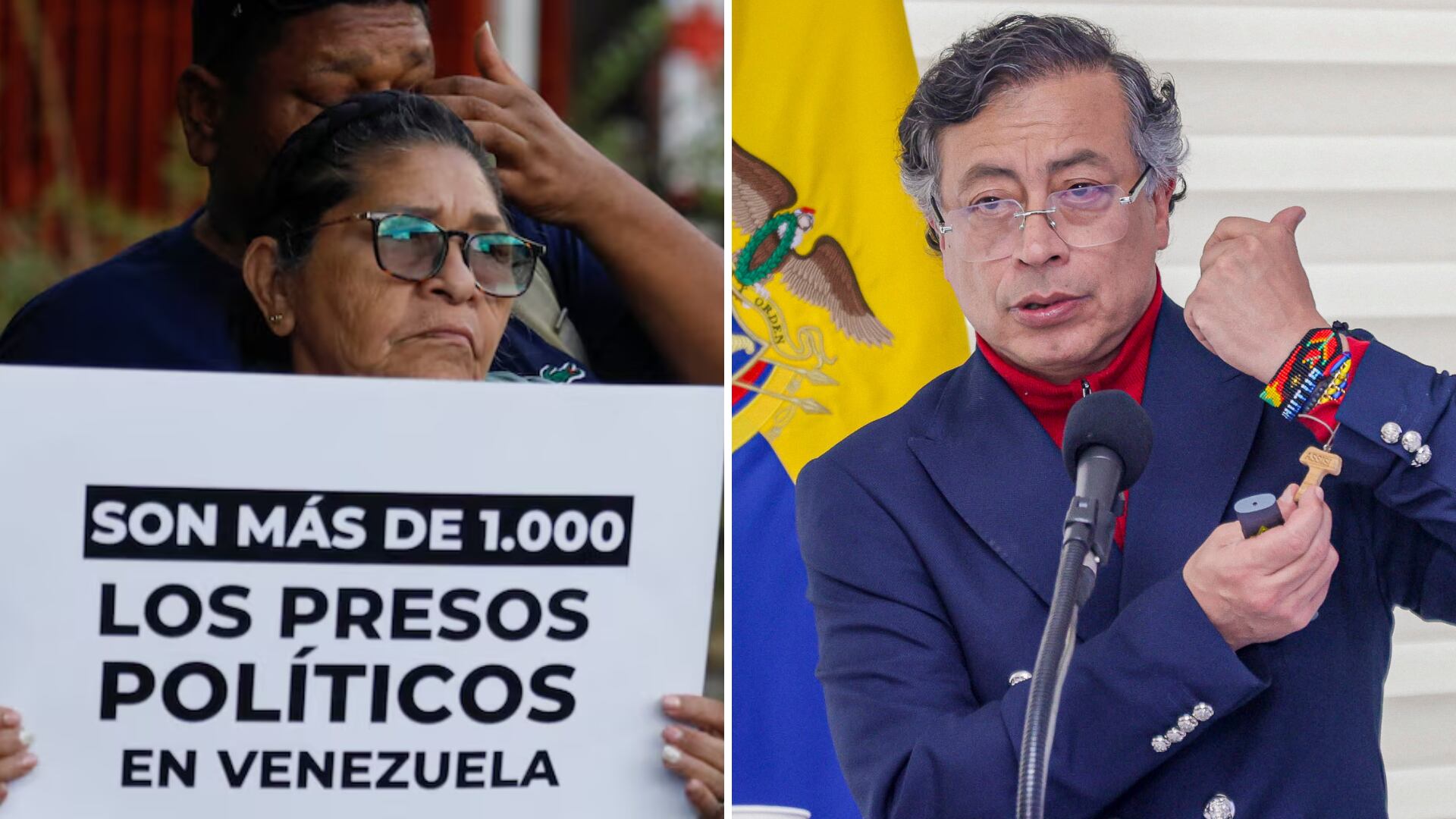 Petro volvió a hablar de presos políticos y puso el foco en Venezuela con un mensaje que no pasó desapercibido - crédito Presidencia - Leonardo Fernández Viloria/Reuters