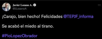 El panista celebró la determinación