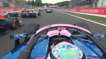Franco Colapinto tuvo otra brillante largada en el Gran Premio de Bélgica: ganó tres posiciones