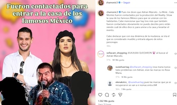 La creadora de contenido Jacqueline Martínez, conocida como Chamonic, informó que la producción habría contactado a ambos, así como a La Mole
(Captura)